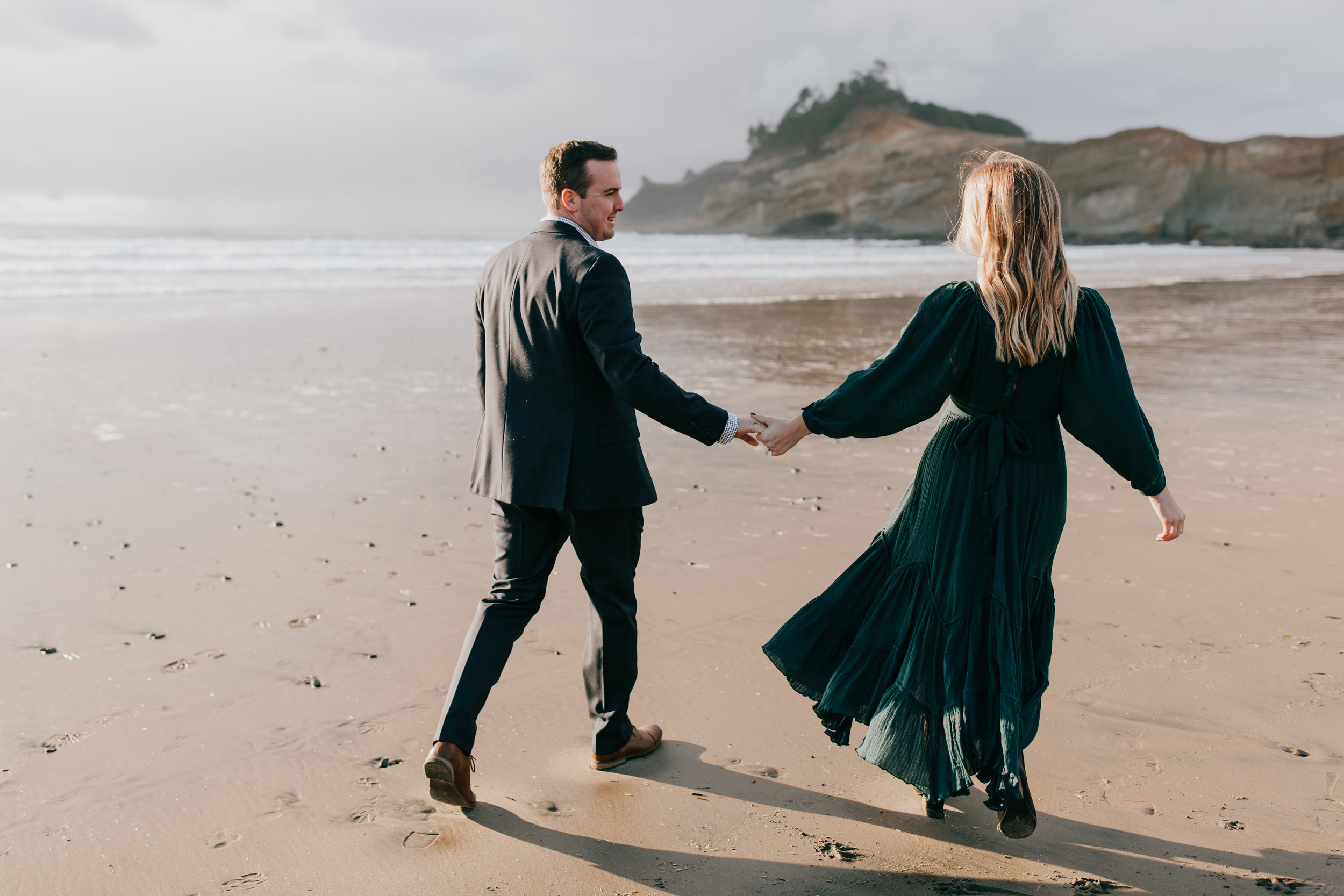 Rustic Bloom Photography | Engagement Style Inspiration | Pacific City, Oregon