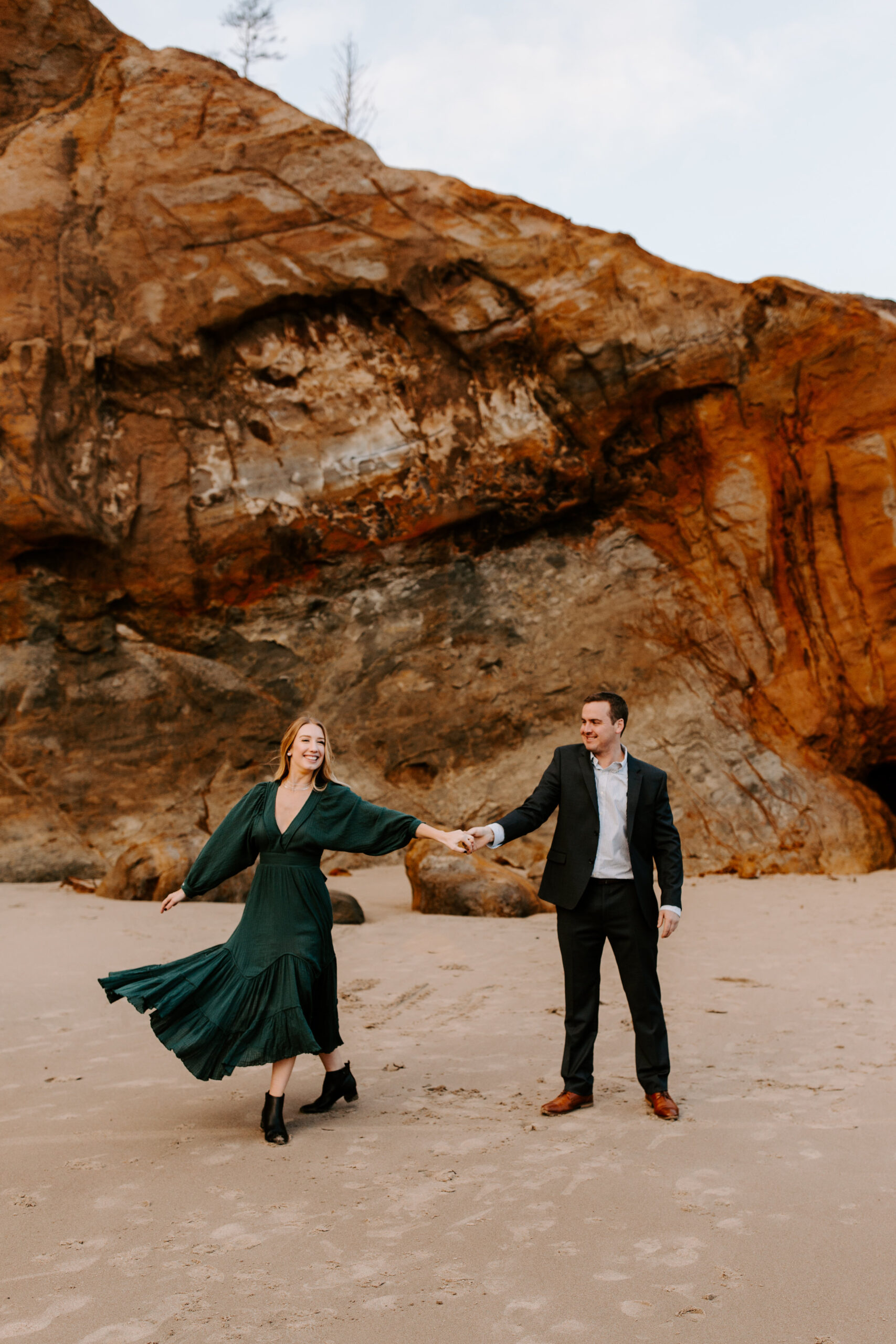 Rustic Bloom Photography | Engagement Style Inspiration | Pacific City, Oregon