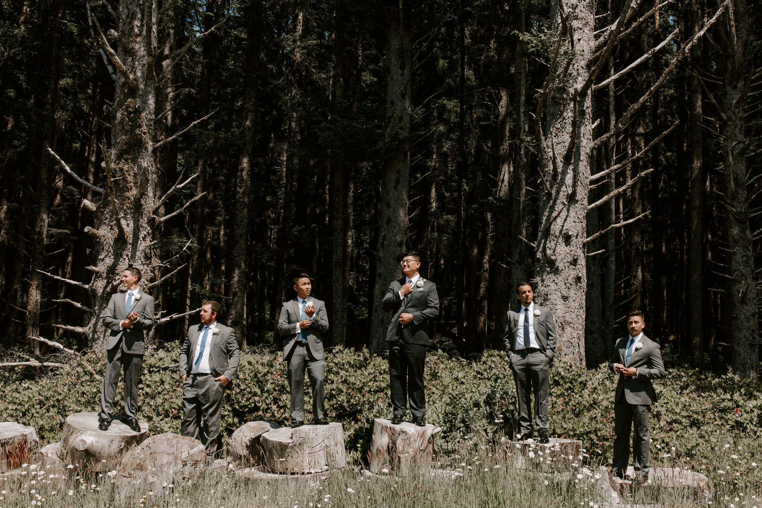 Oregon Wedding Photographer | Wedding in the Woods | Rustic Bloom Photography 