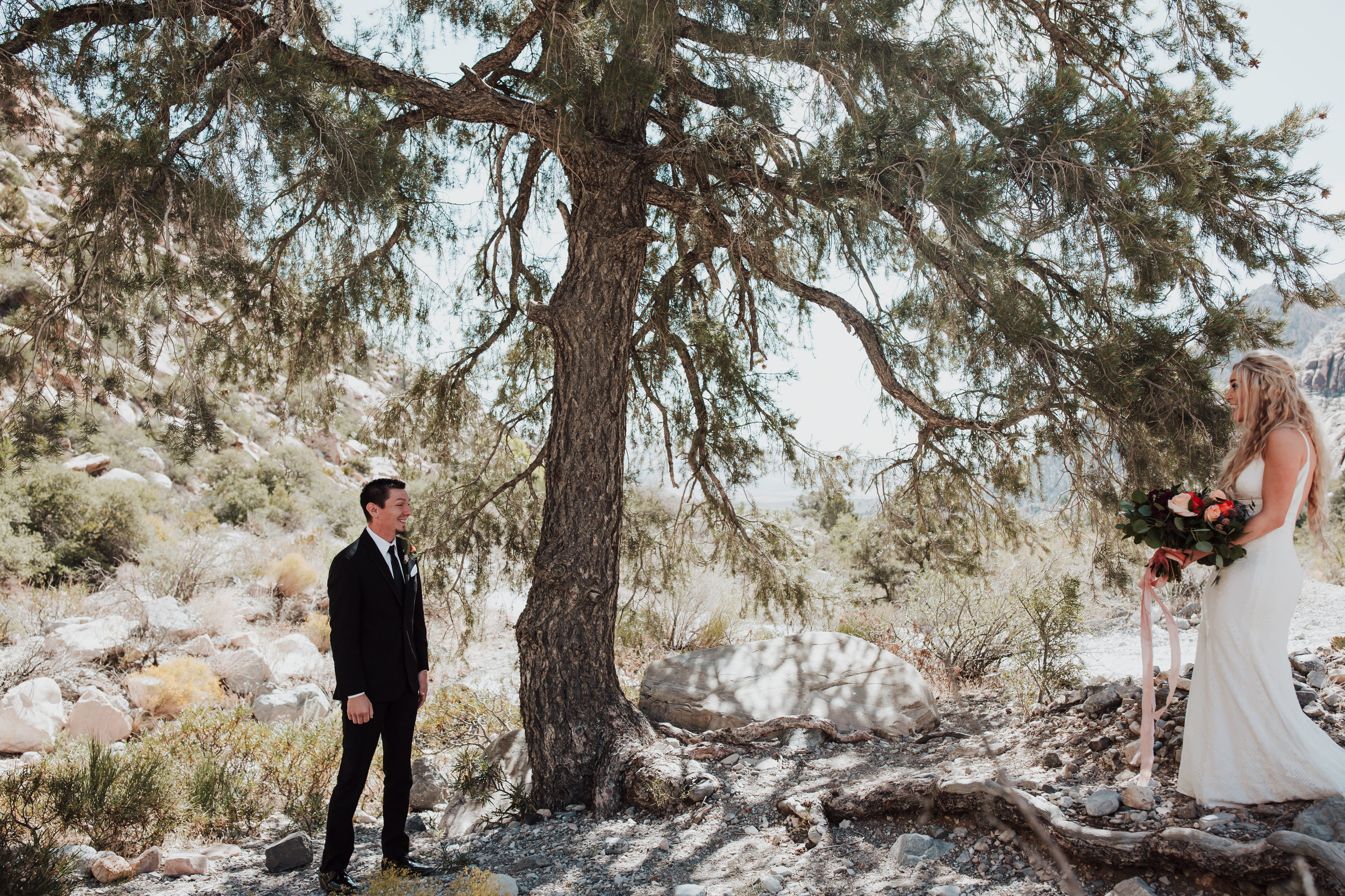 Rustic Bloom Photography | First Look Wedding Inspiration 
