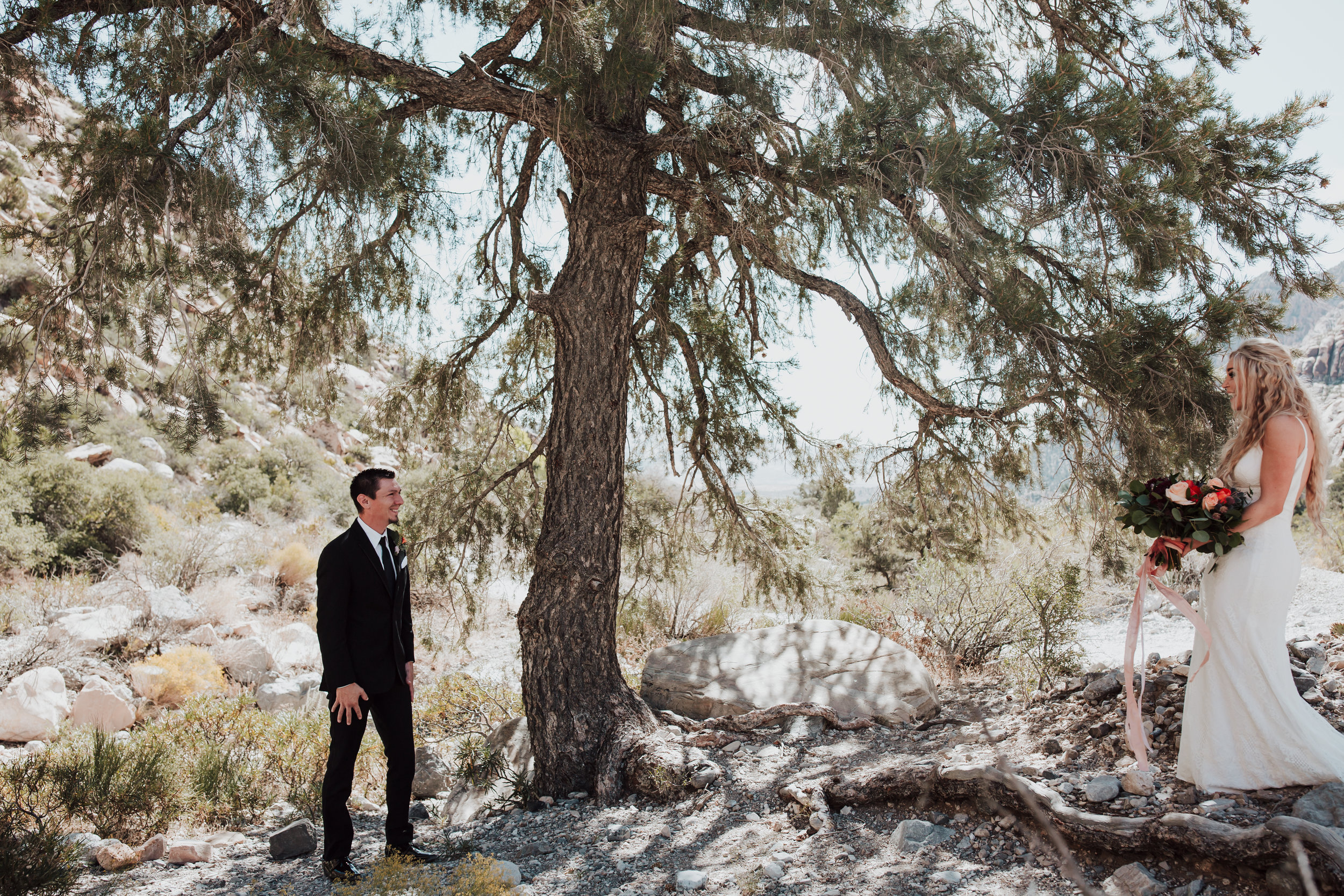Rustic Bloom Photography | First Look Wedding Inspiration 