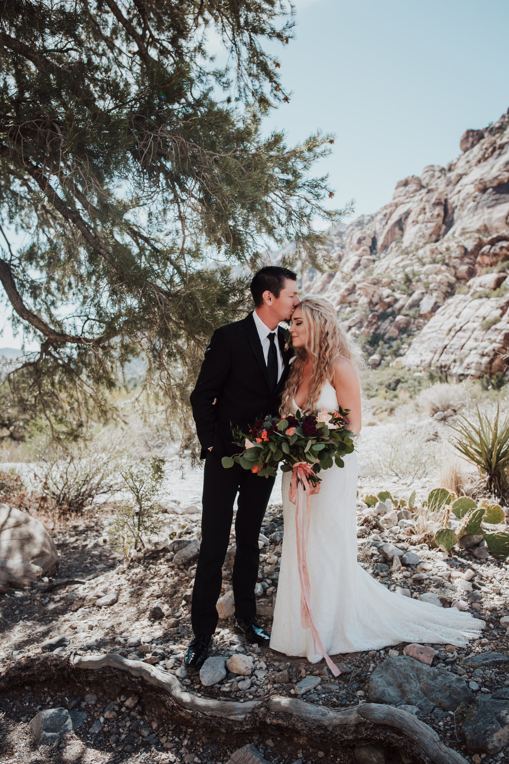 Rustic Bloom Photography | Bride + Groom Desert Elopement