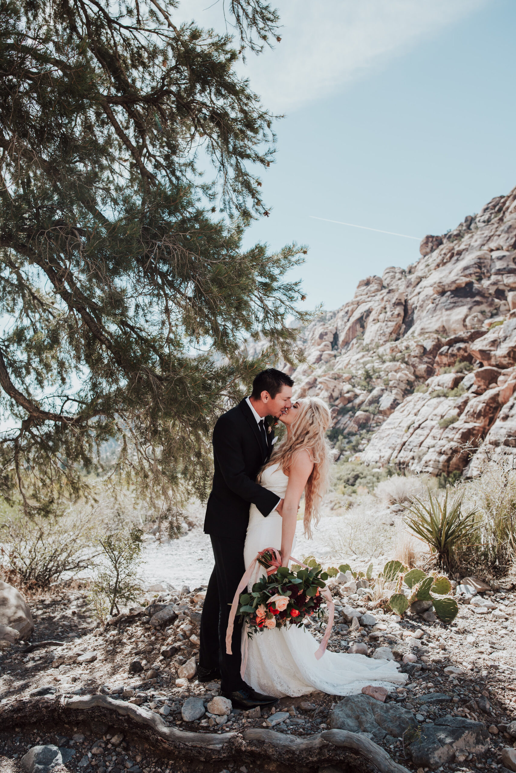 Rustic Bloom Photography | Bride + Groom Desert Elopement